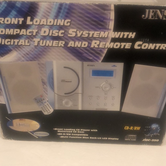 Jensen JMC-350 Vertical Music System CD Player Stereo - New Stock Vintage Item - Picture 2 of 3